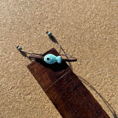 Pulsera pez de cerámica