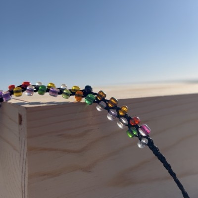 Tobillera multicolor